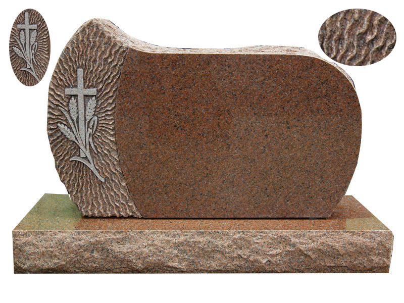 OD134 new bright multi-colored headstone