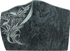 try bright multi-colored headstone 